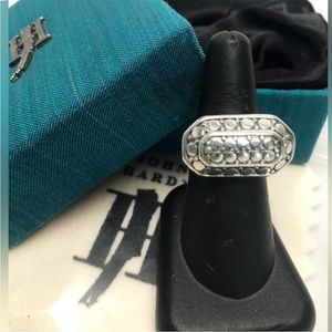 John Hardy Beautiful Vintage Large Dot Ring .925 Sterling Silver Size 7